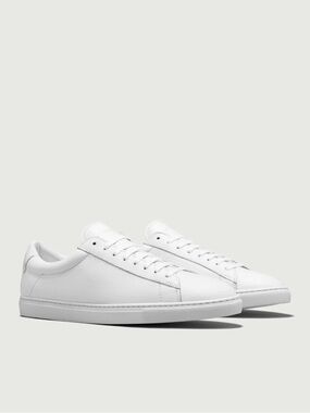 Oliver Cabell Low 1 White Italian Leather Sneakers Mens Size EU 47/US 14